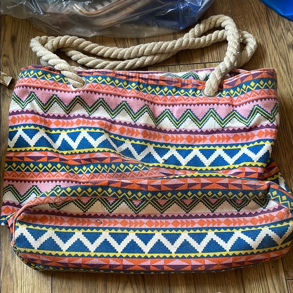 Colorful Geometric Tote Bag​